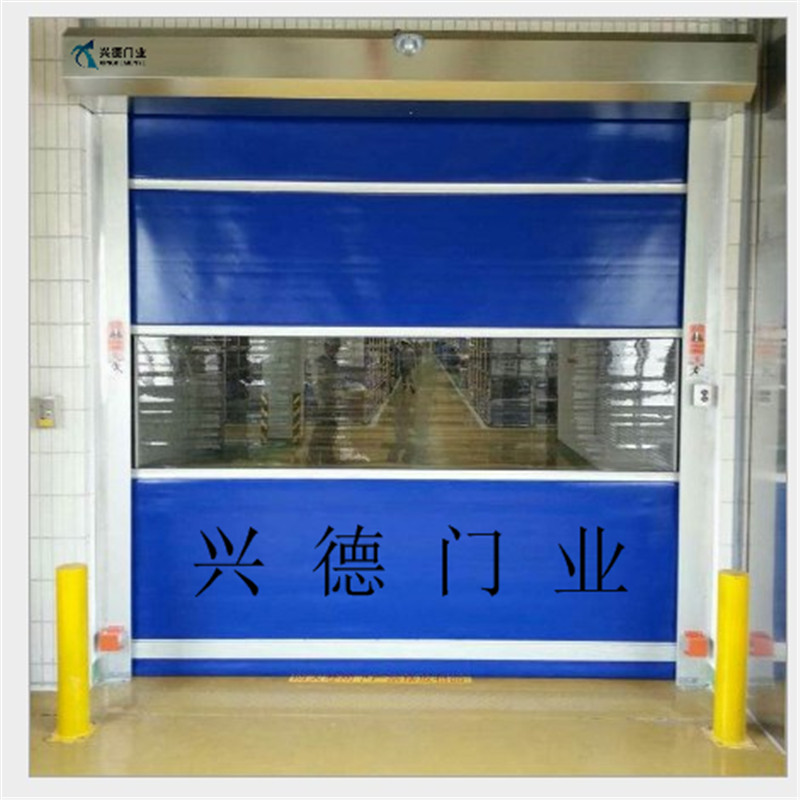 興德門眾多企業(yè)廠房選擇，只因快硬質(zhì)快速門的人性化